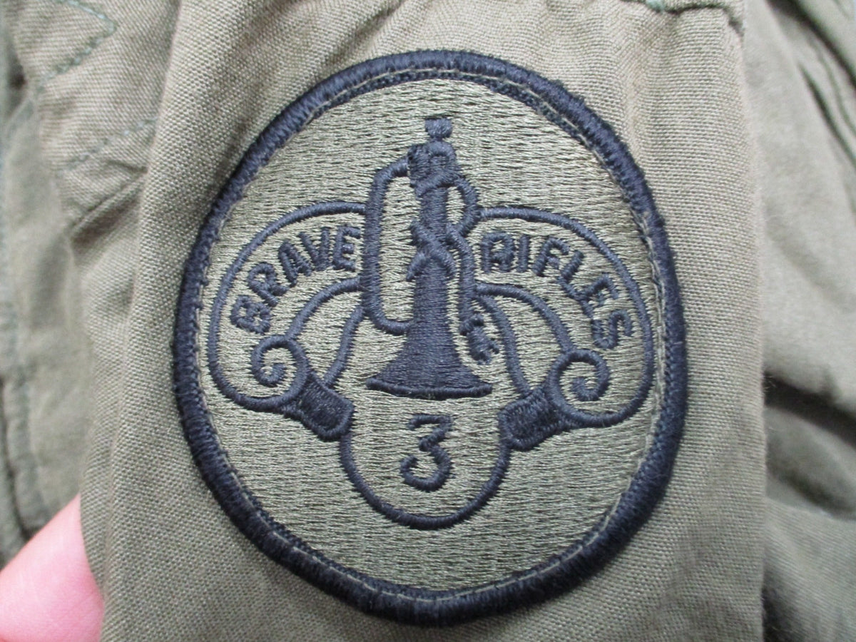 US Army CVC Tanker Coveralls Large Long Brave Rifles 3rd ACR SSG Patches