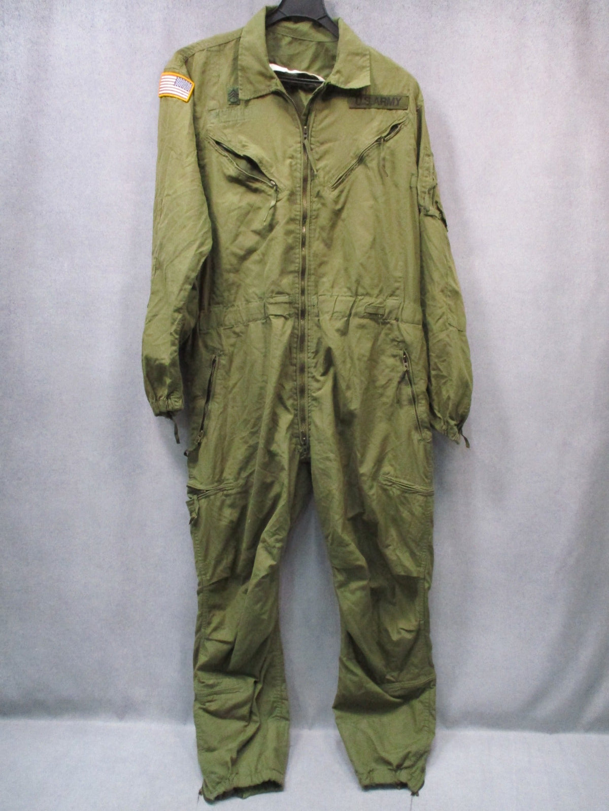US Army CVC Tanker Coveralls Large Long Brave Rifles 3rd ACR SSG Patches