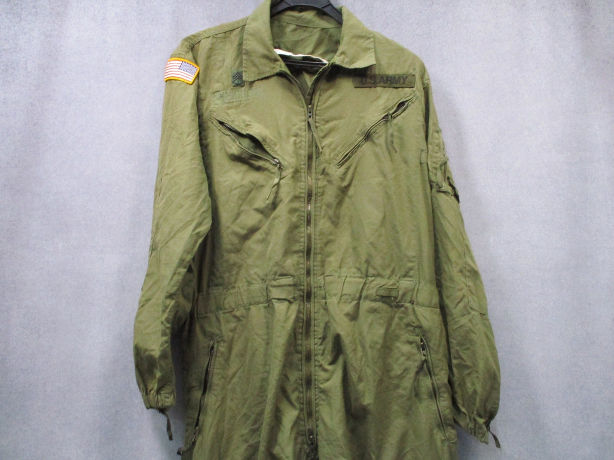 US Army CVC Tanker Coveralls Large Long Brave Rifles 3rd ACR SSG Patches