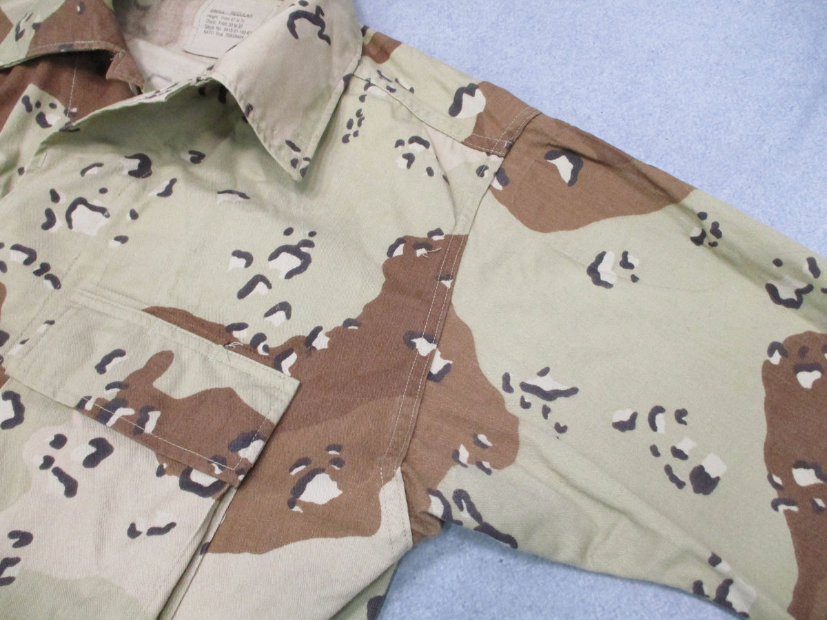 USGI Chocolate Chip 6-Color Desert Camo BDU Shirt Jacket Small Regular
