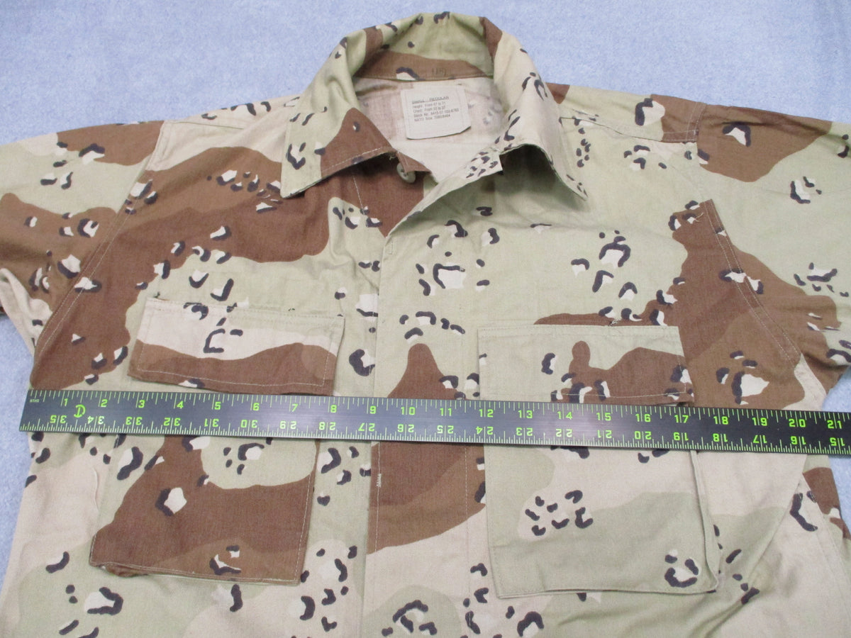 USGI Chocolate Chip 6-Color Desert Camo BDU Shirt Jacket Small Regular
