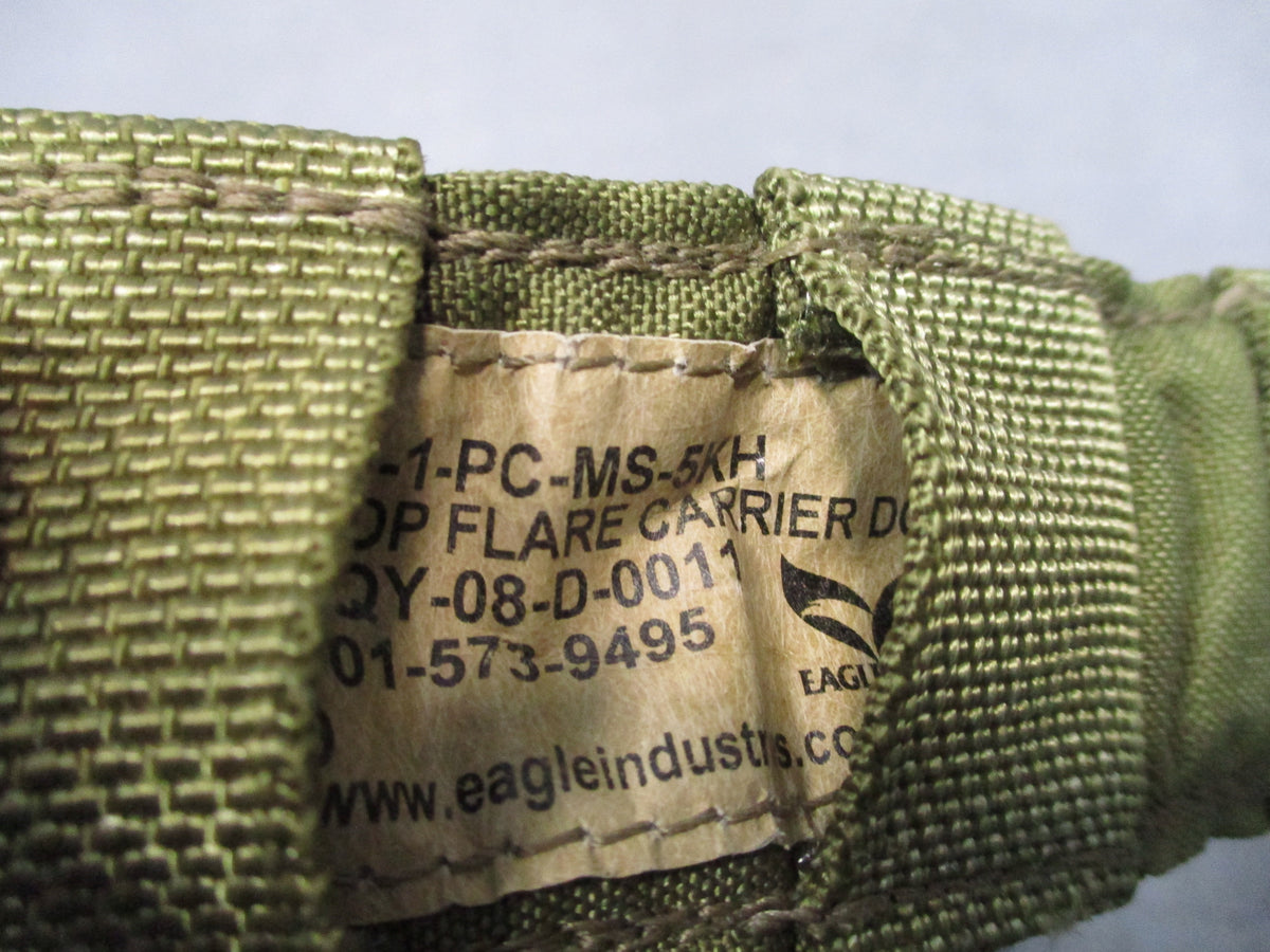 Eagle Industries Single Pop Flare Carrier Pouch Khaki MOLLE PFC/D-1-PC-MS-5KH