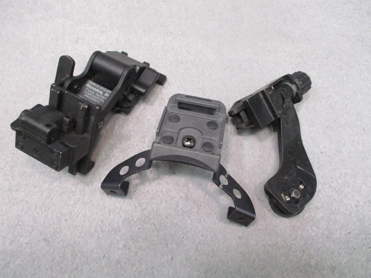 Norotos Rhino II NVG Helmet Mount Set with Titanium Base Plate and J-Arm