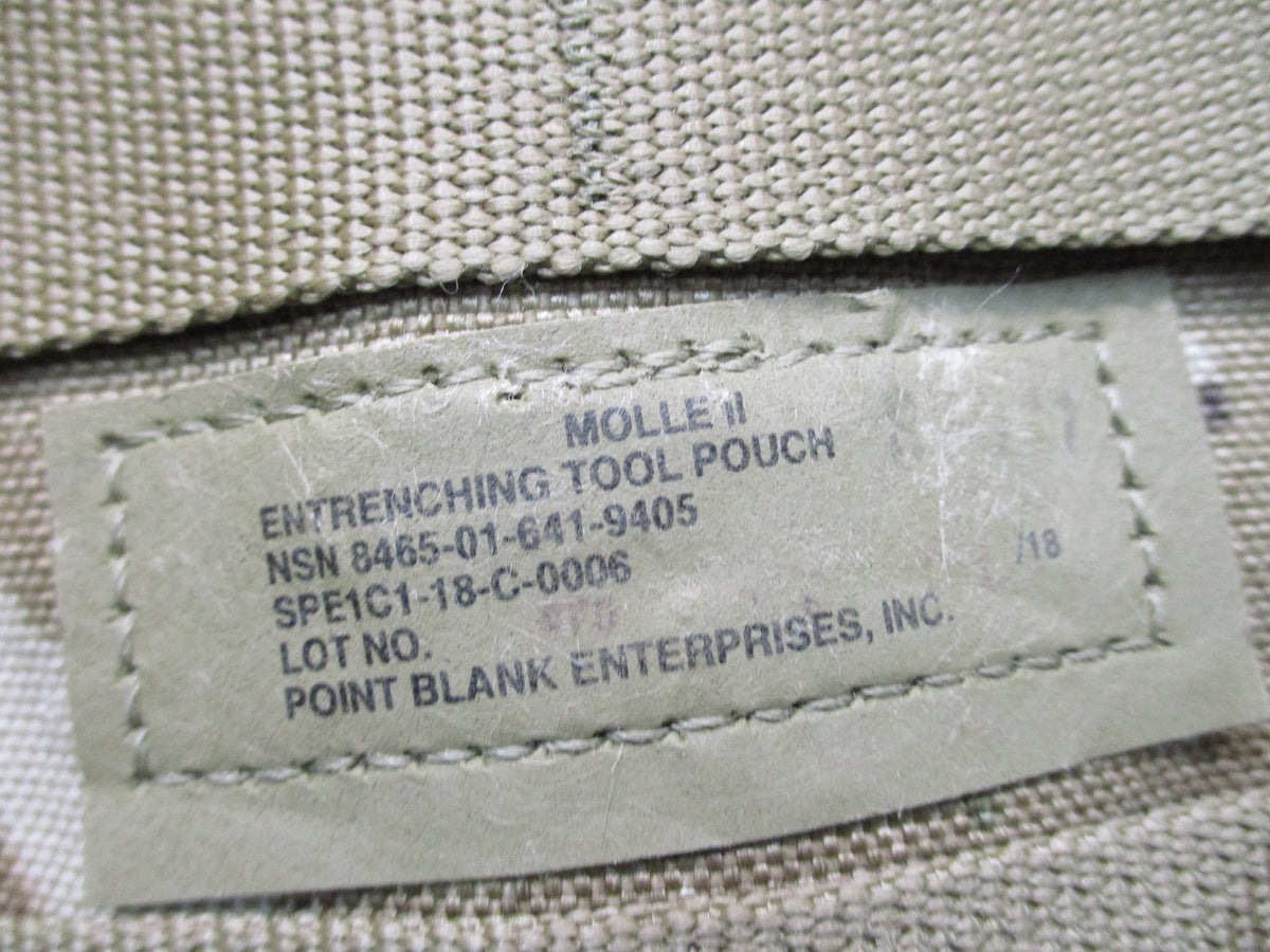 Point Blank MOLLE II E-Tool Entrenching Tool Pouch OCP 8465-01-641-9405
