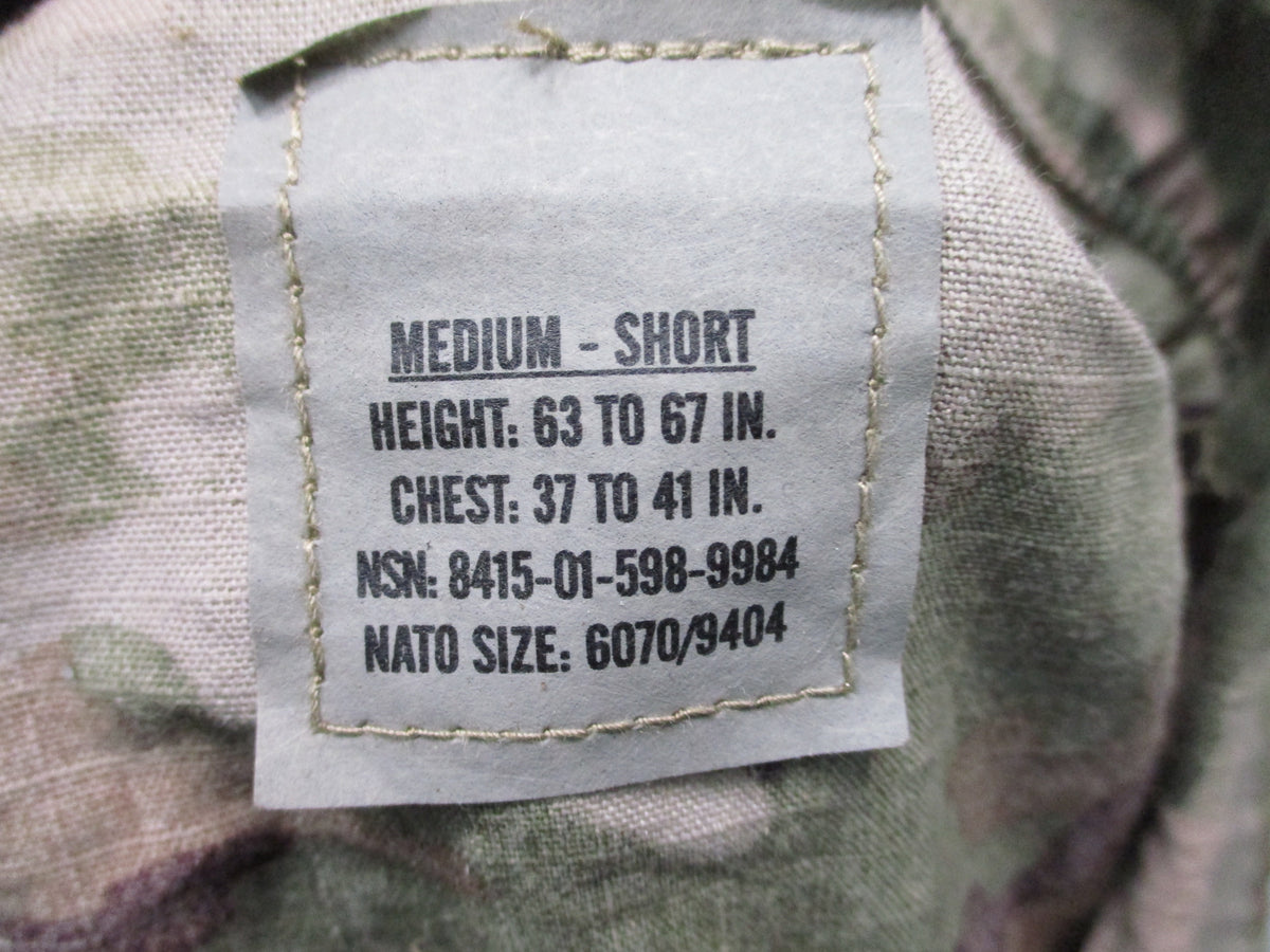 USGI OCP FRACU Uniform Set Medium Short Flame Resistant Coat Pants