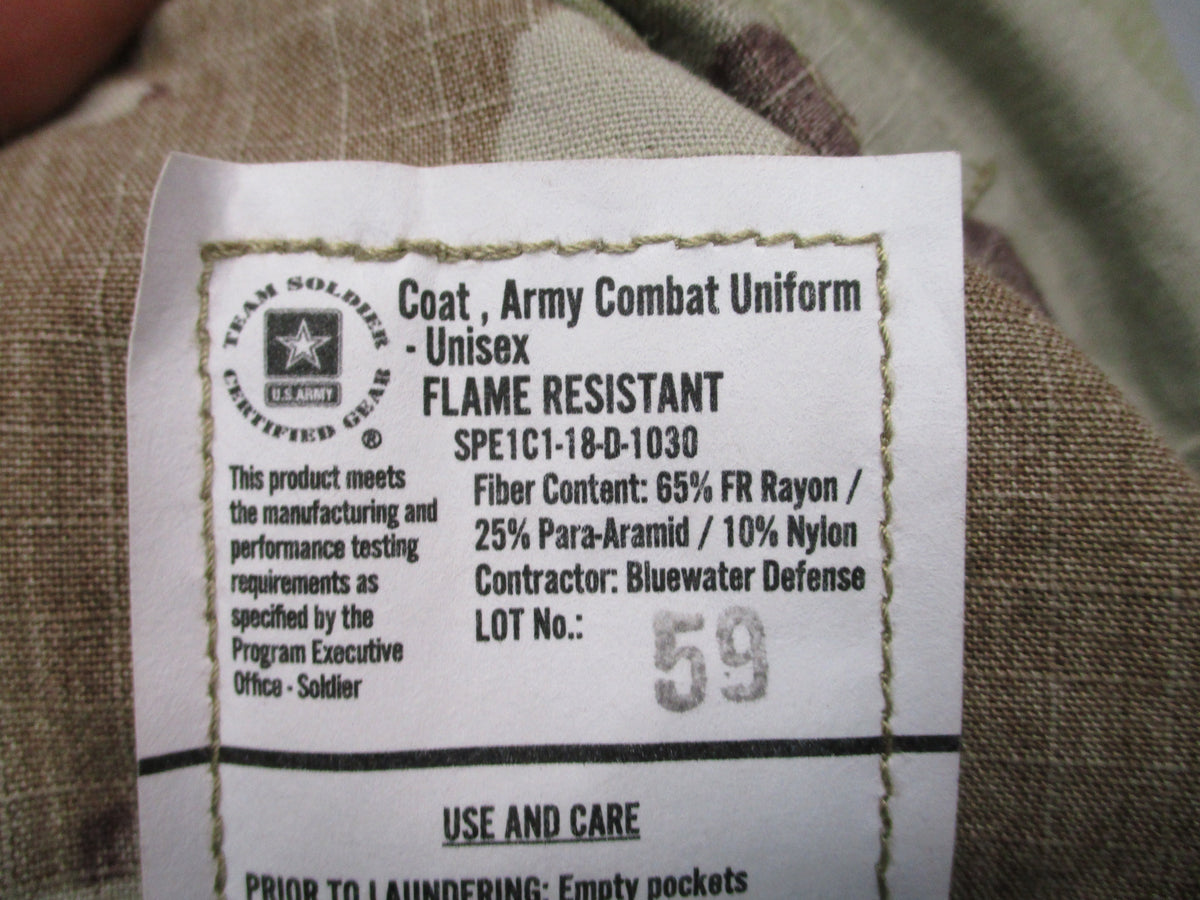USGI OCP FRACU Uniform Set Medium Short Flame Resistant Coat Pants