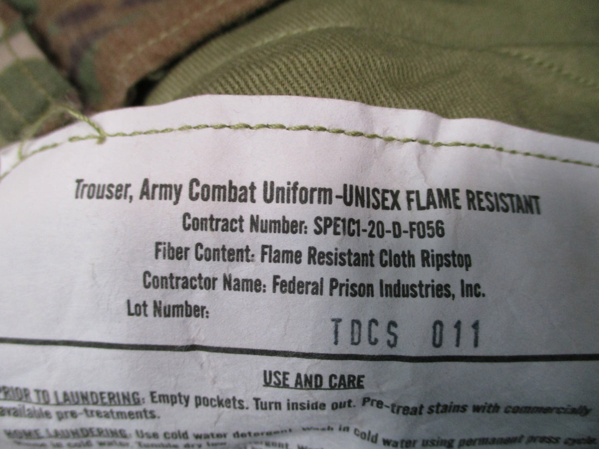 USGI OCP FRACU Uniform Set Medium Short Flame Resistant Coat Pants