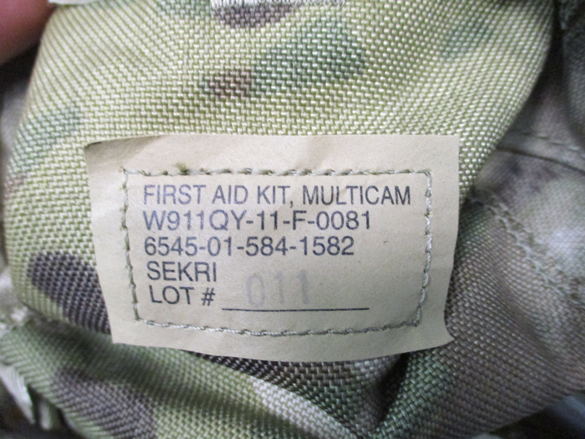 SEKRI MultiCam IFAK Empty Pouch with Insert MOLLE Age-Tacky Insert