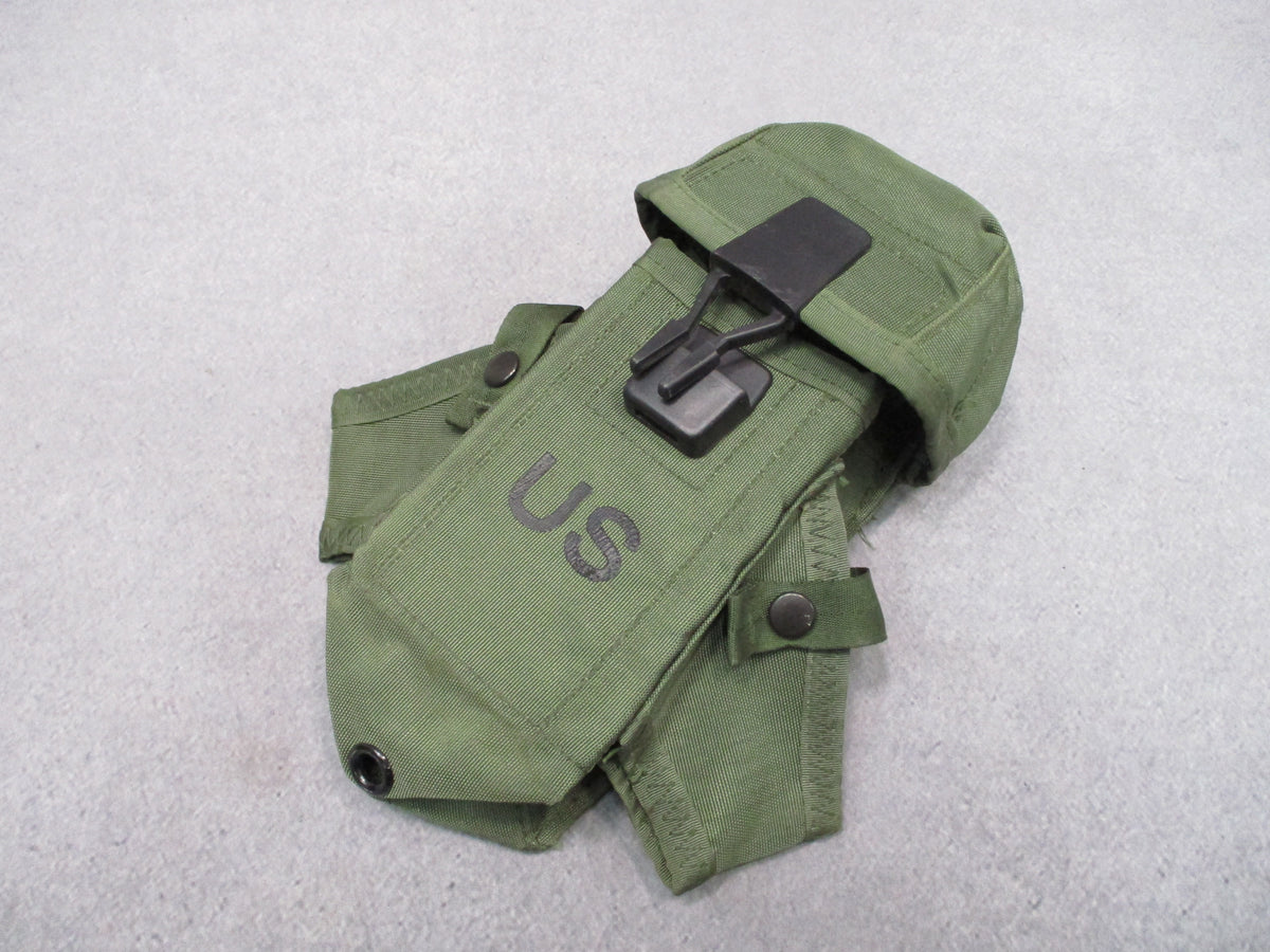 USGI ALICE LC-1 5.56/.223 Magazine Pouch OD Green w/ Clips Excellent