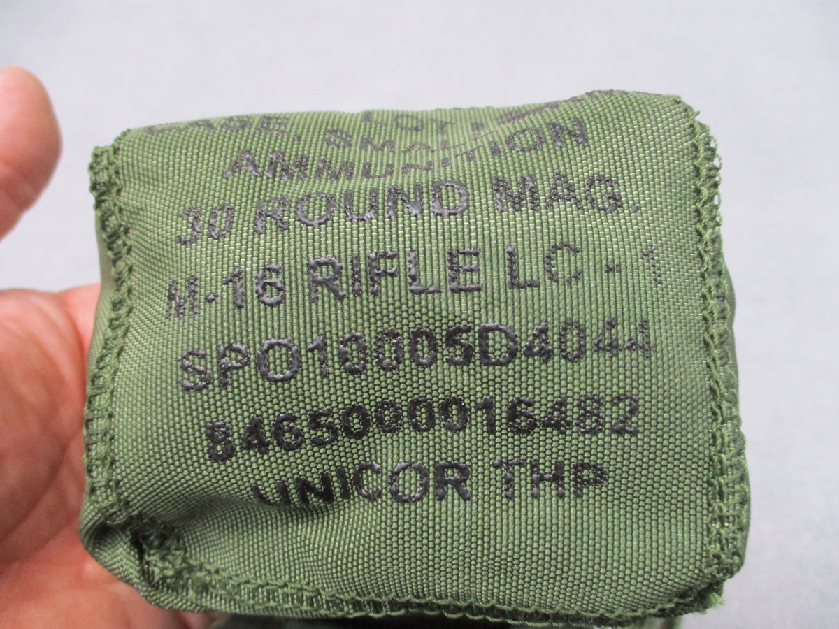 USGI ALICE LC-1 5.56/.223 Magazine Pouch OD Green w/ Clips Excellent