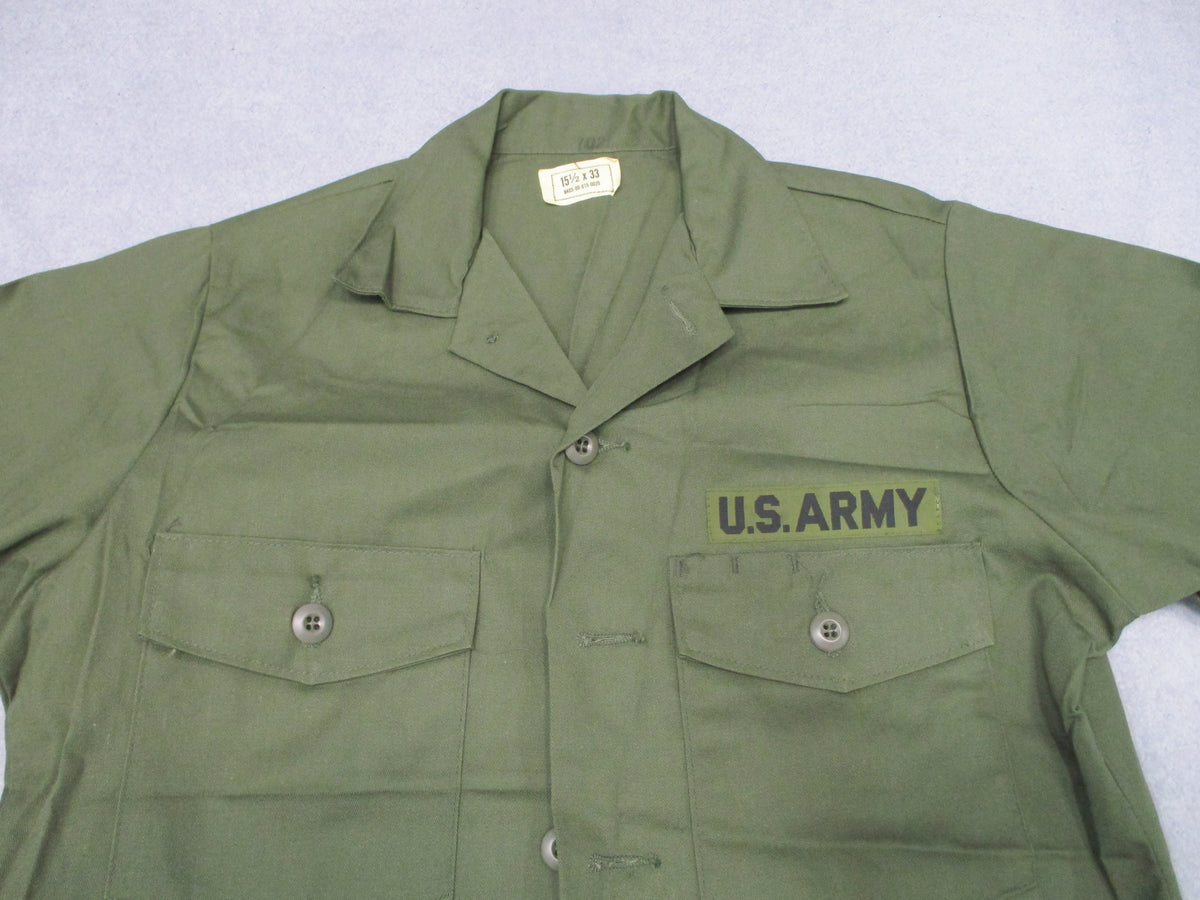 Selma Apparel US Army OG-507 Utility Shirt Olive Green 15 1/2 x 33