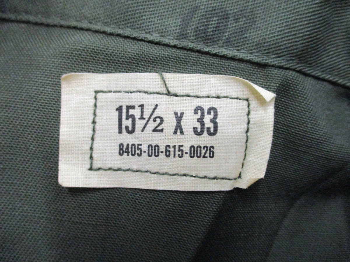 Selma Apparel US Army OG-507 Utility Shirt Olive Green 15 1/2 x 33