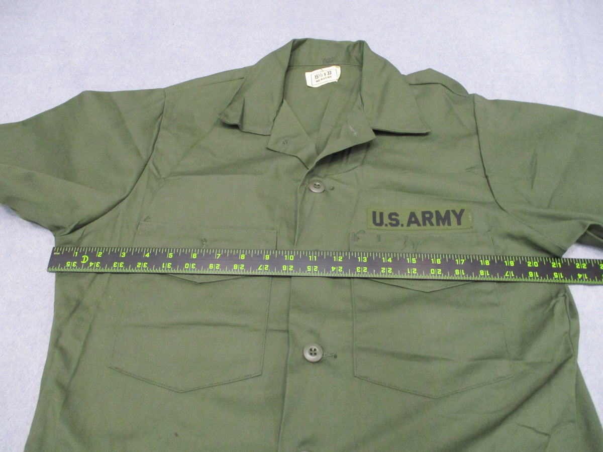 Selma Apparel US Army OG-507 Utility Shirt Olive Green 15 1/2 x 33