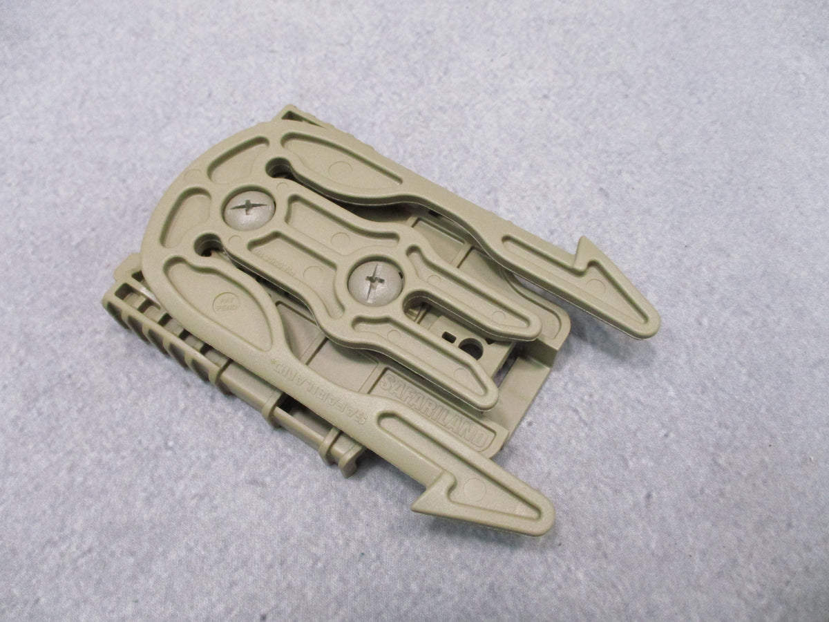 Safariland QLS 22 Receiver Plate MLS 16 MOLLE Fork Mount Tan 499 6004-22