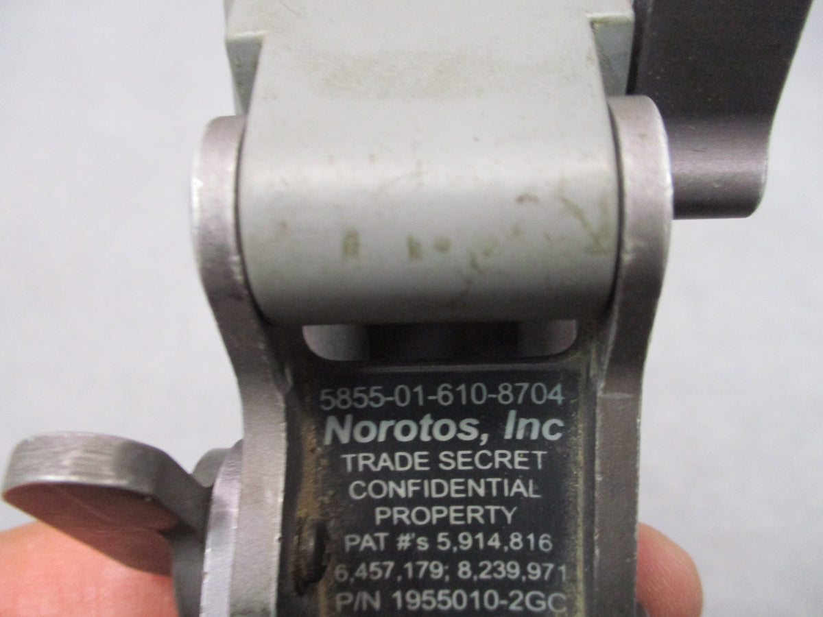 Norotos NVG Helmet Mount 1955010-2GC Gray NSN 5855-01-610-8704