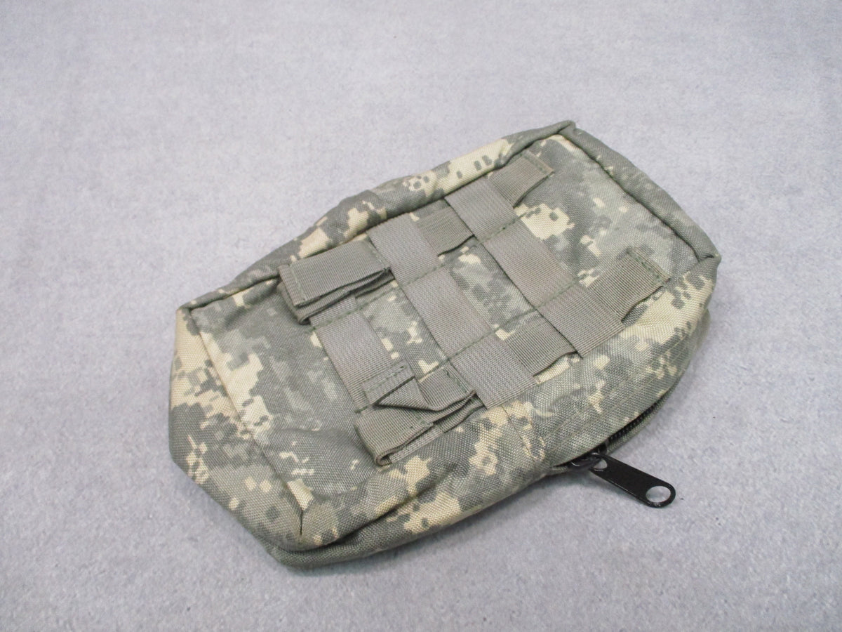 ACU UCP Digital Camo General Purpose Pouch Zipper MOLLE Style 11 x 7 Used