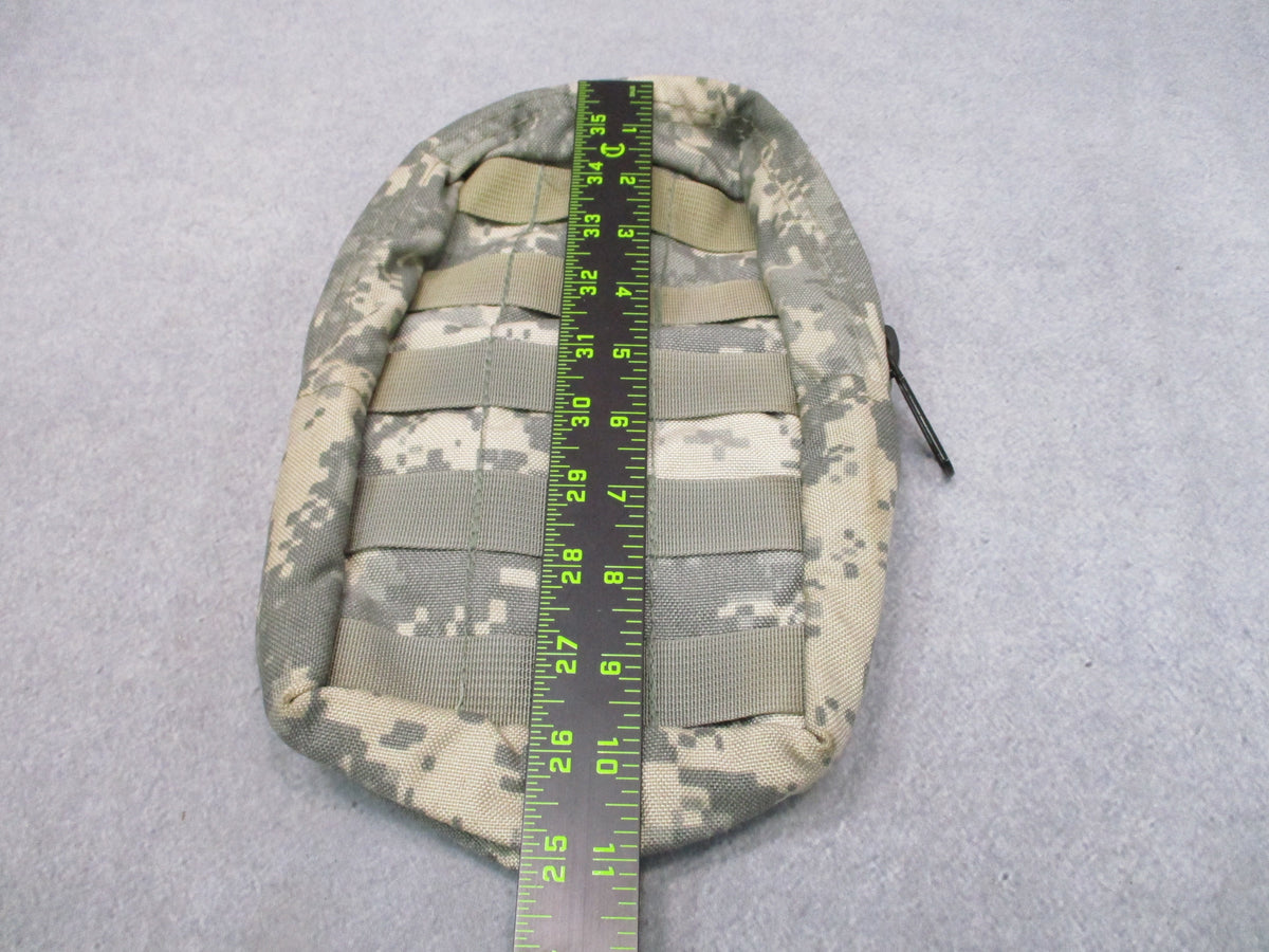 ACU UCP Digital Camo General Purpose Pouch Zipper MOLLE Style 11 x 7 Used
