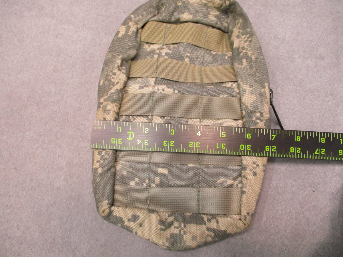 ACU UCP Digital Camo General Purpose Pouch Zipper MOLLE Style 11 x 7 Used