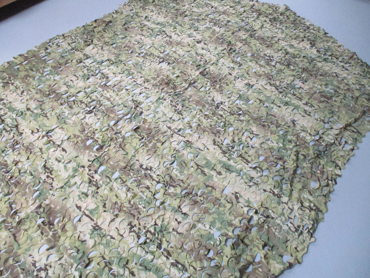 Camouflage netting hunting blind cover, 10x7ft leaf-cut ripstop design by Unbranded