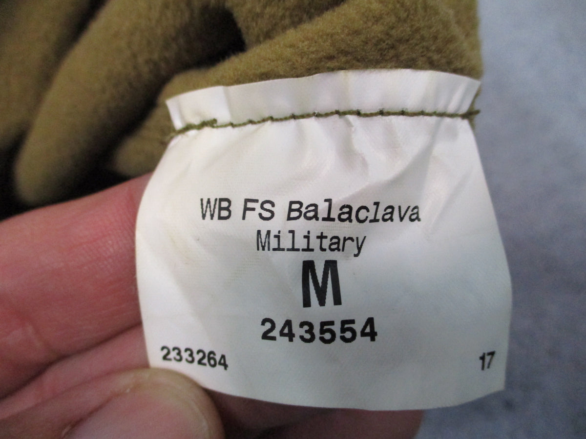Outdoor Research WB FS Military Fleece Balaclava Coyote Brown Medium USA 243554