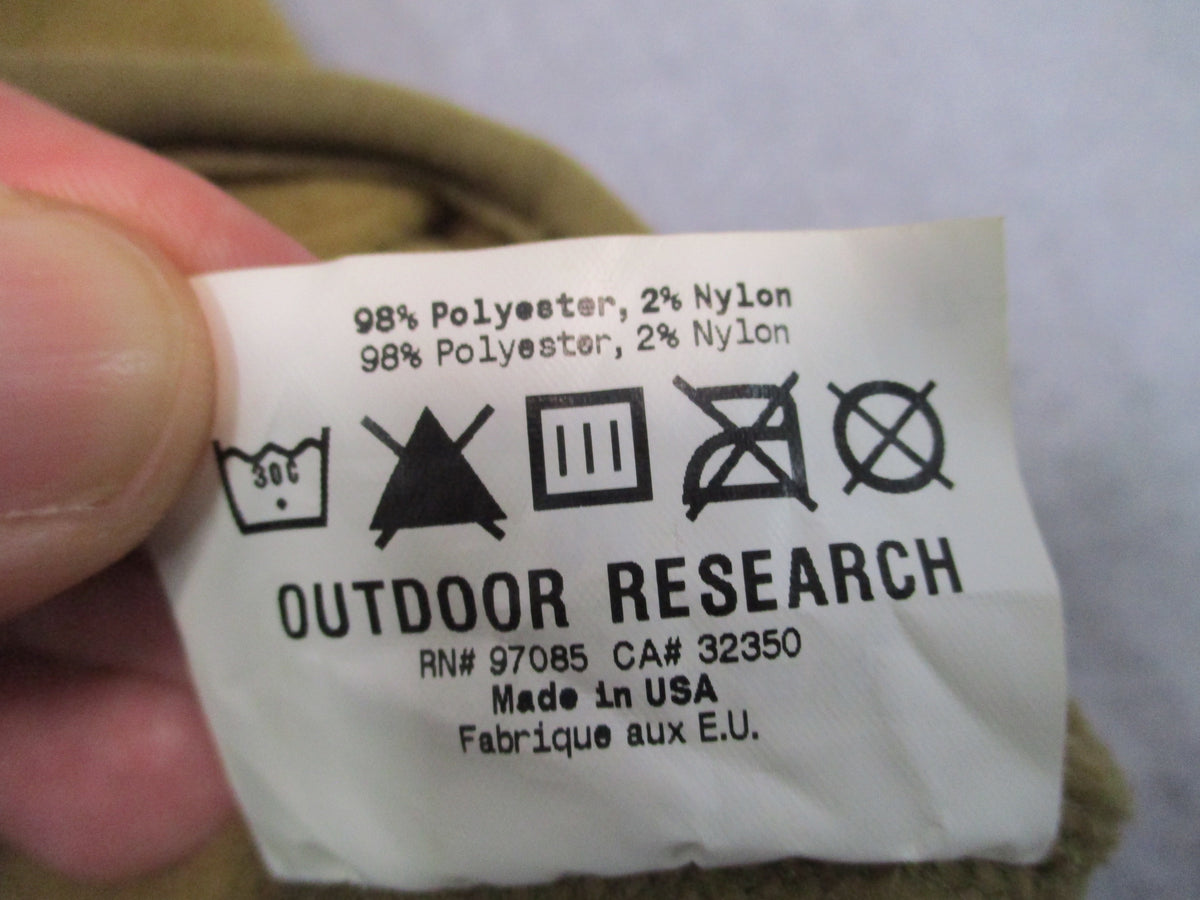 Outdoor Research WB FS Military Fleece Balaclava Coyote Brown Medium USA 243554