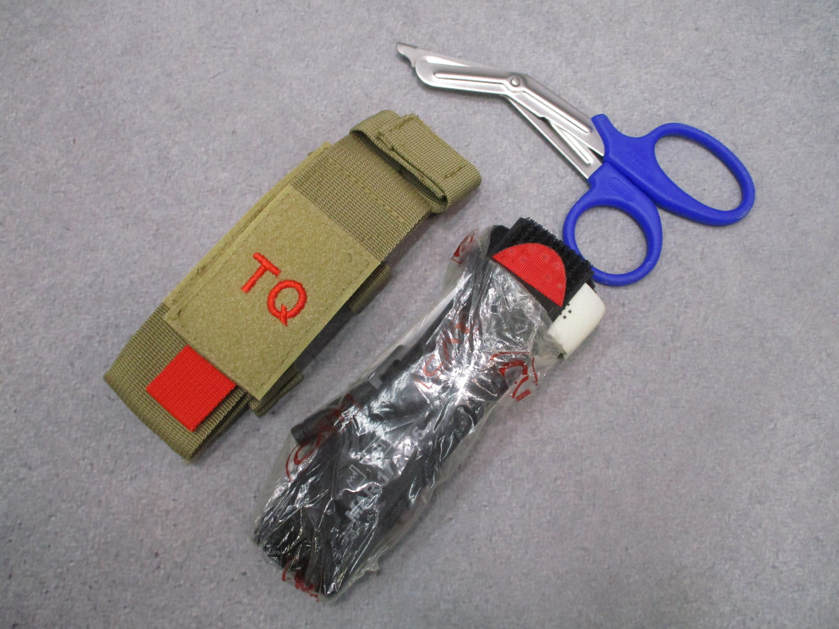 NAR CAT Gen 6 Tourniquet Coyote MOLLE Pouch Sklar Trauma Shears TQ Kit