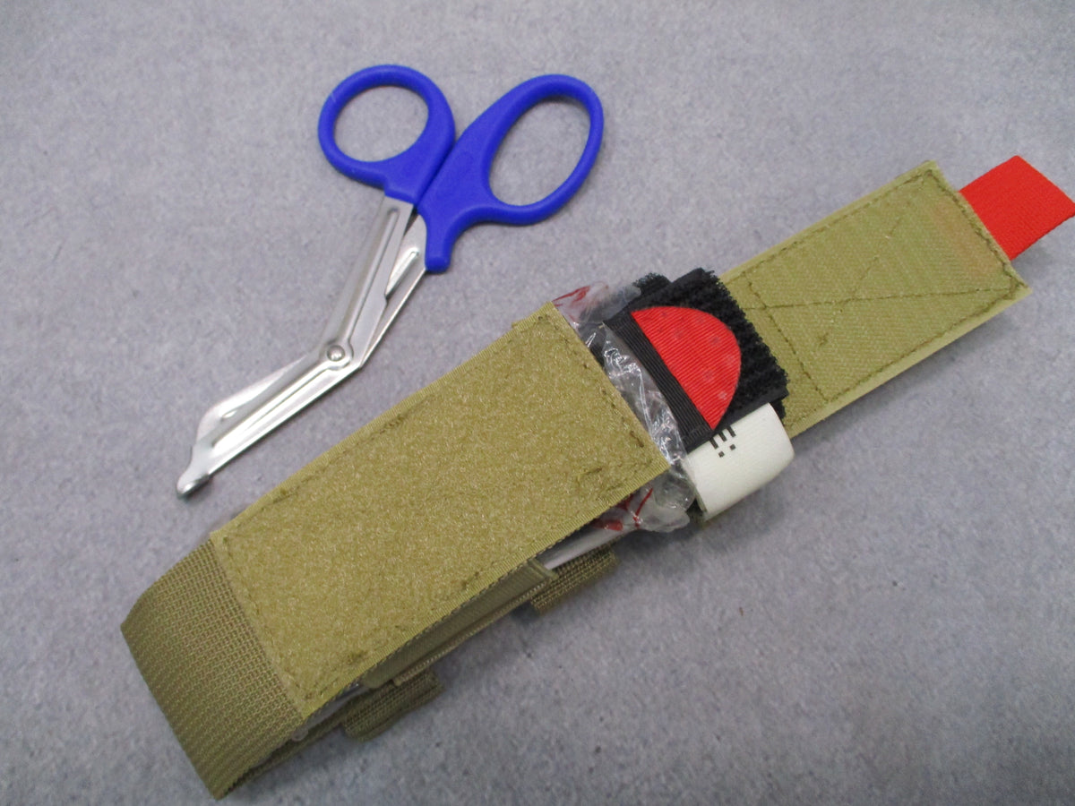 NAR CAT Gen 6 Tourniquet Coyote MOLLE Pouch Sklar Trauma Shears TQ Kit