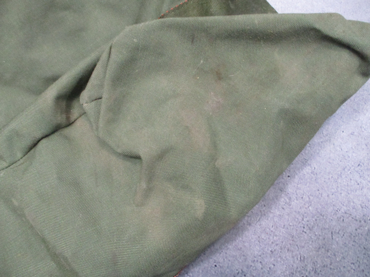 US Military Flyers Kit Bag OD Green Nylon 23x12x19 Travel Duffel Needs Cleaning