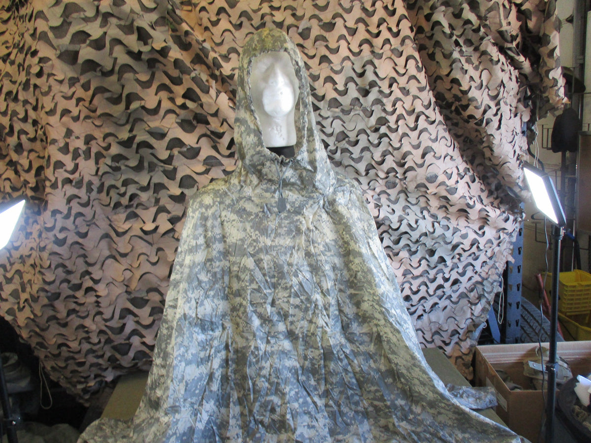 ORC USGI Army UCP ACU Wet Weather Poncho NSN 8405-01-547-2555 Used