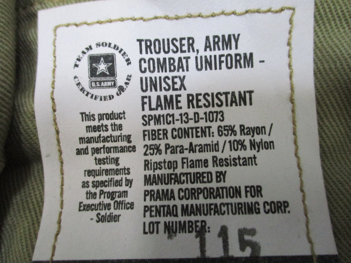 USGI Army OCP FR ACU Combat Pants Small Short 27-31 Cargo Trousers New Snag