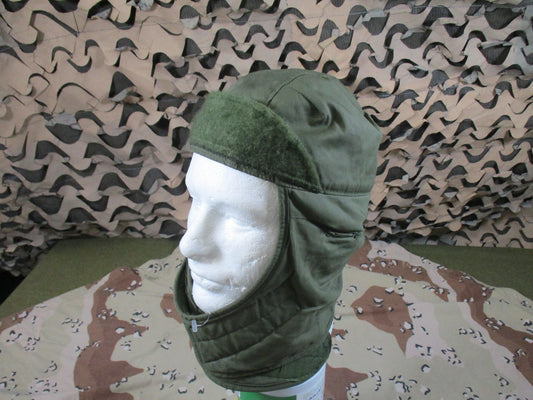 USGI Olive Green Cold Weather Insulating Helmet Liner Cap Size 6 3/4 Surplus
