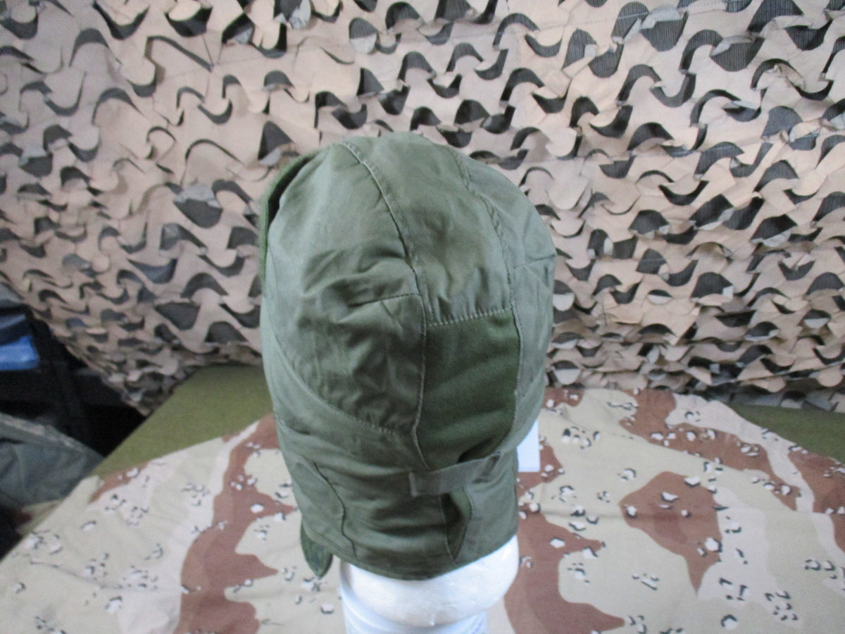USGI Olive Green Cold Weather Insulating Helmet Liner Cap Size 6 3/4 Surplus