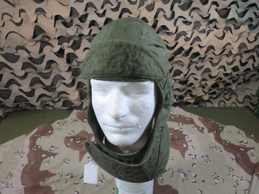 USGI Olive Green Cold Weather Insulating Helmet Liner Cap Size 7 Surplus