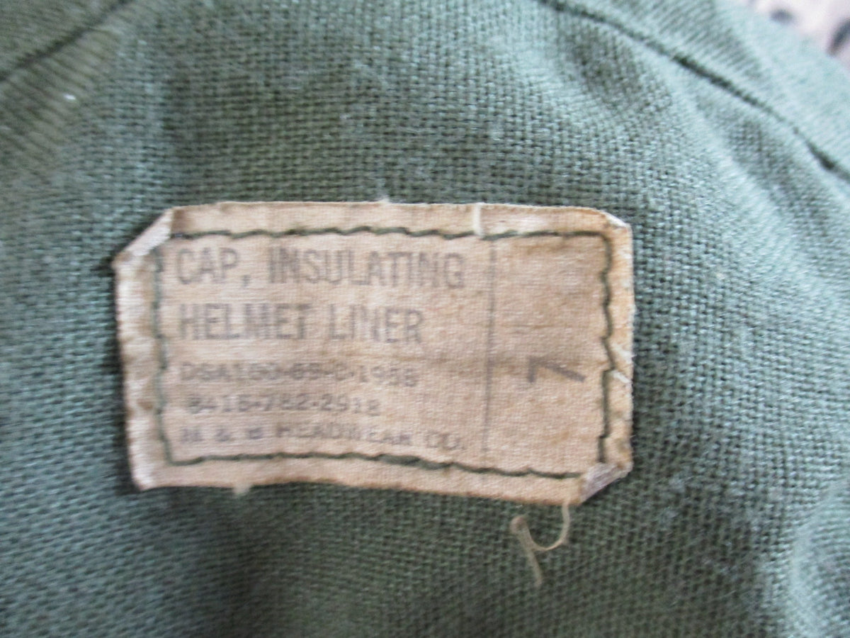 USGI Olive Green Cold Weather Insulating Helmet Liner Cap Size 7 Surplus