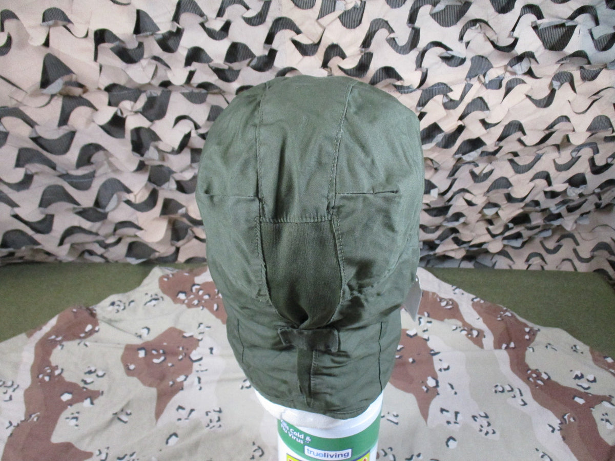 USGI Olive Green Cold Weather Insulating Helmet Liner Cap Size 7 1/4 Surplus