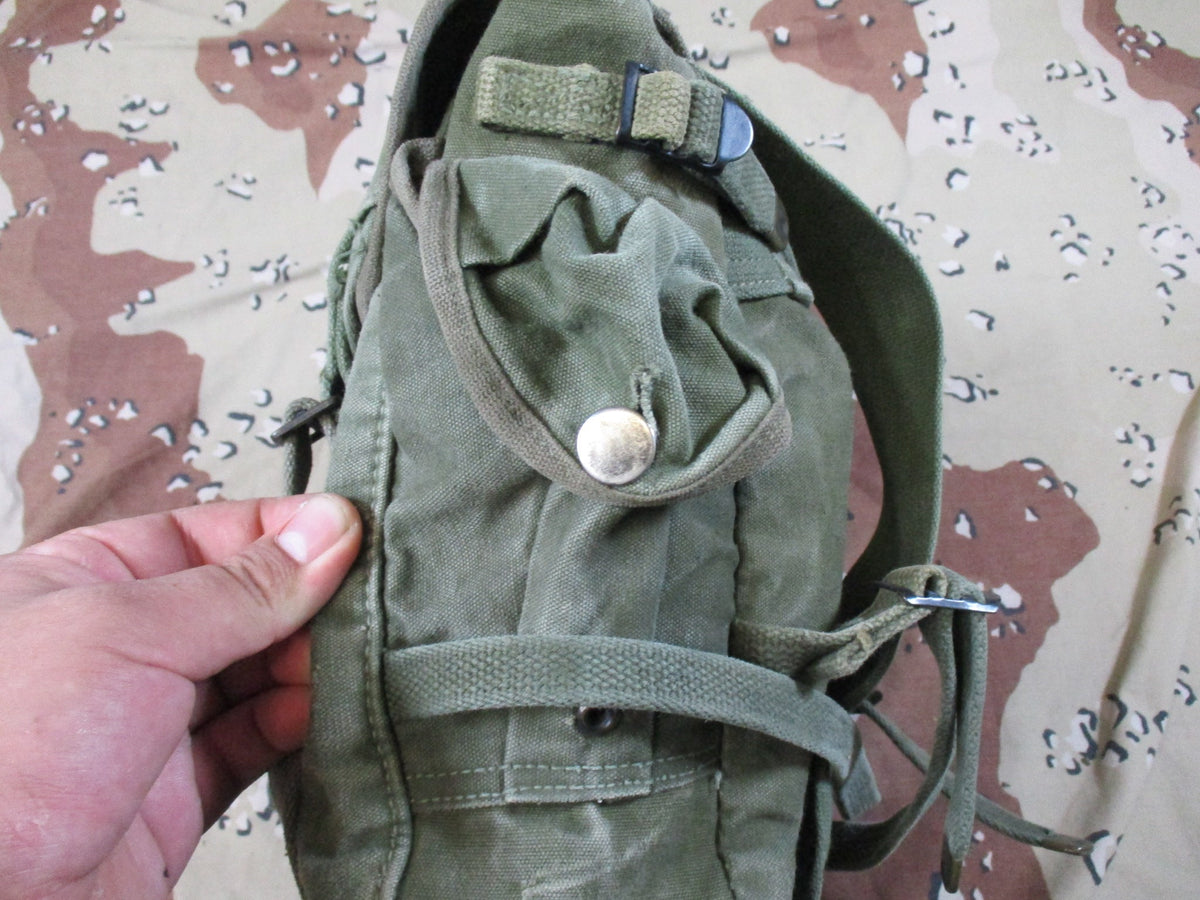 Vintage USGI M1945 Upper Combat Field Pack OD Canvas WWII Korea Era Used
