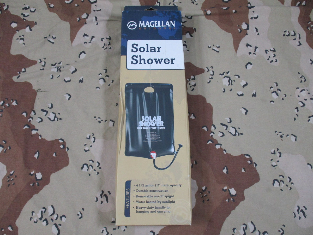 Magellan Outdoors Solar Shower 4.5 Gallon 17L Portable Camping Bag New in Box