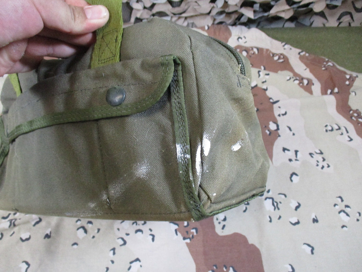 USGI Mechanic's Tool Bag OD Canvas NSN 5140-00-329-4306 Vintage Army Used