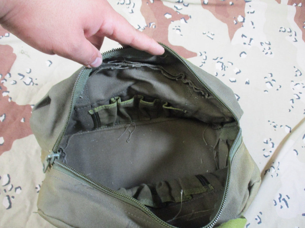 USGI Mechanic's Tool Bag OD Canvas NSN 5140-00-329-4306 Vintage Army Used