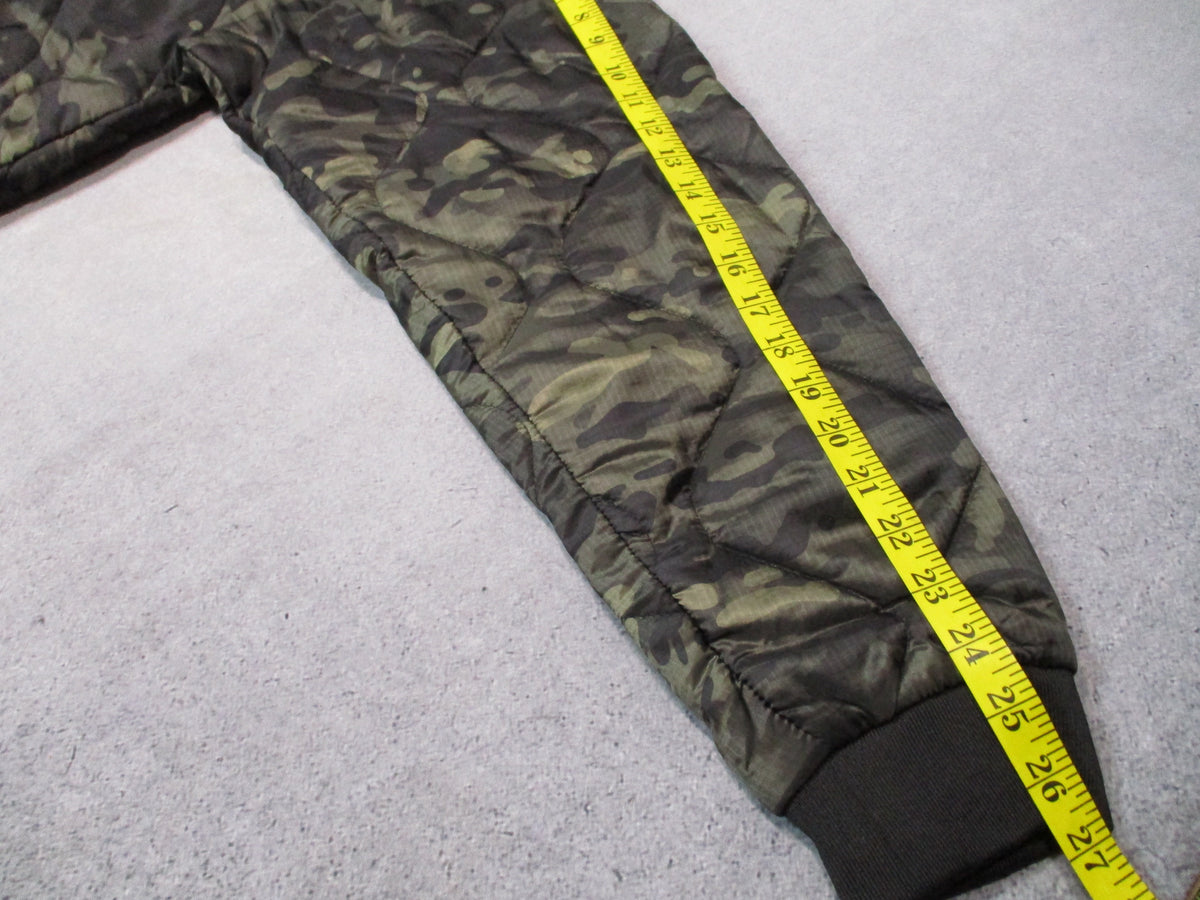Woobie Gear men's 3XL black Multicam quilted pullover poncho liner hoodie