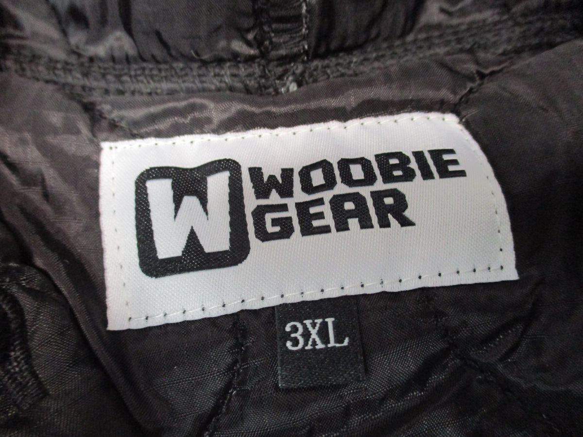 Woobie Gear men's black Multicam quilted pullover hoodie poncho liner, size 3XL