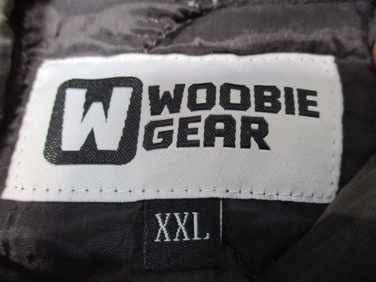 Woobie Gear black MultiCam quilted pullover hoodie, front view, XXL 2XL