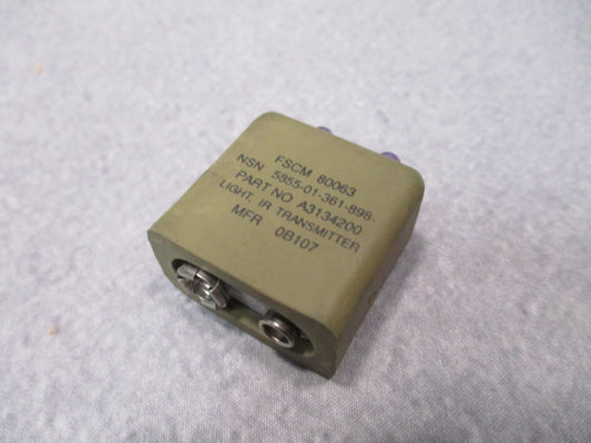 USGI military mini IR infrared light transmitter signal beacon, A3134200 NSN 5855-01-361-8987