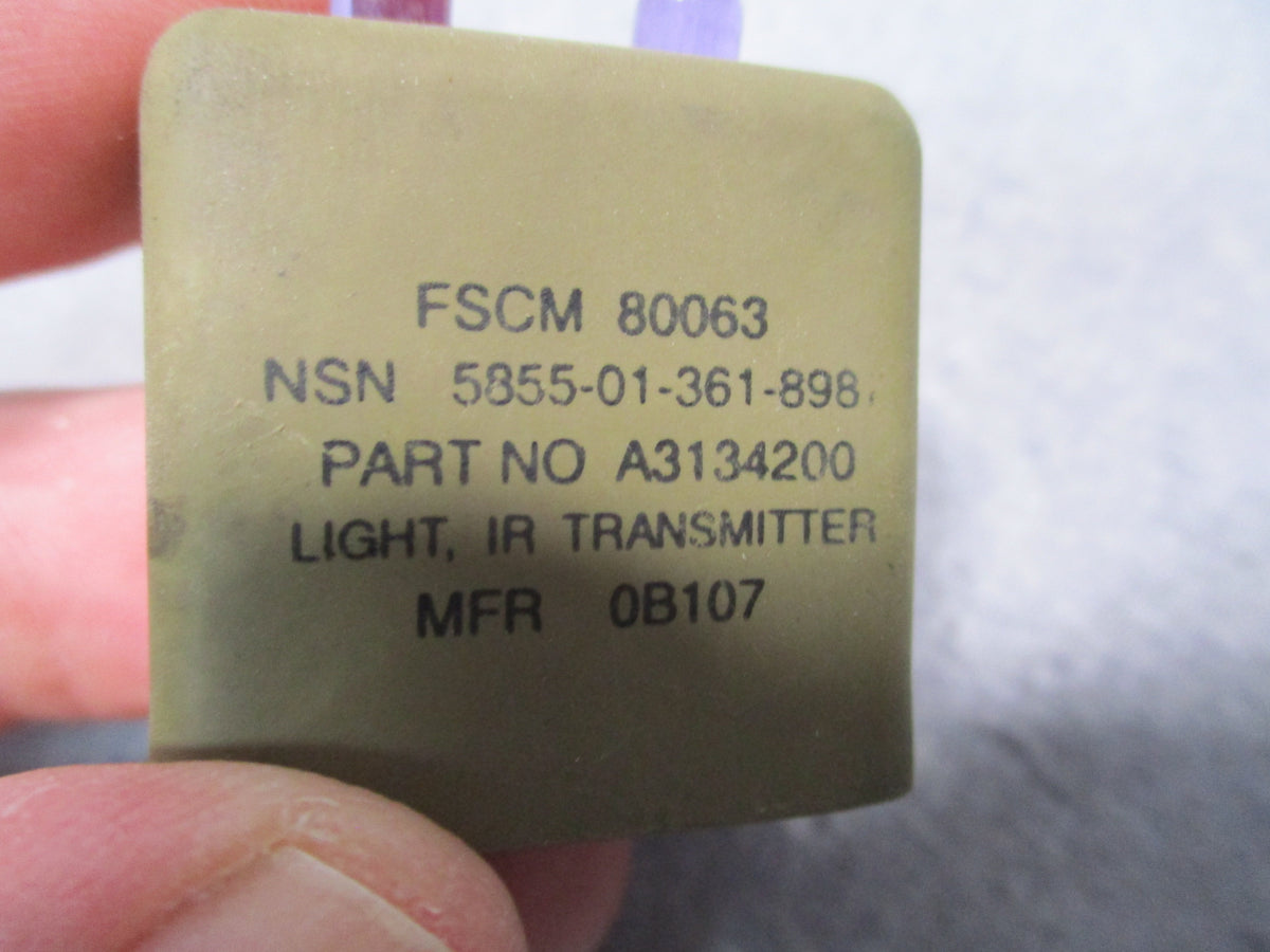 USGI Mini IR Infrared Light Transmitter A3134200 military IR signal beacon, unbranded strobe light