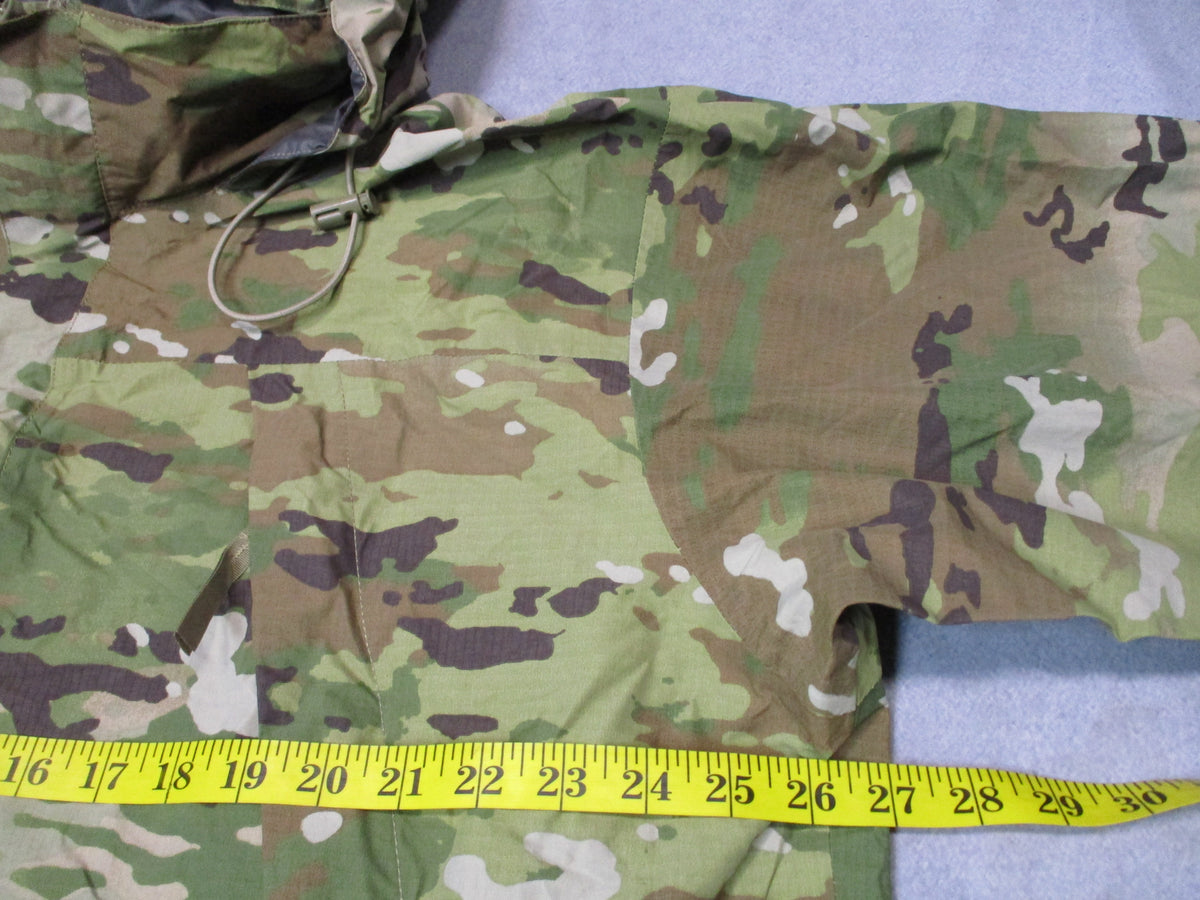 USGI US Army ECWCS Gen III Level 6 Scorpion OCP Gore-Tex jacket, medium, camouflage shell front view