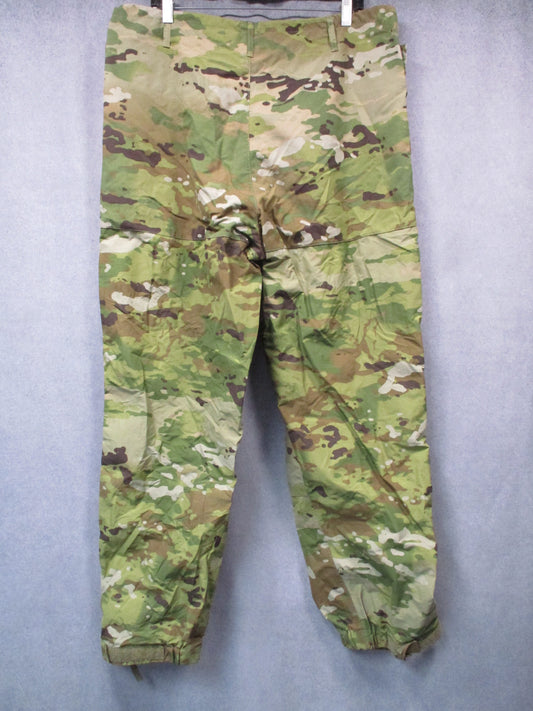 USGI ECWCS Gen III Level 6 OCP Gore-Tex pants in medium regular, camouflage waterproof shell design
