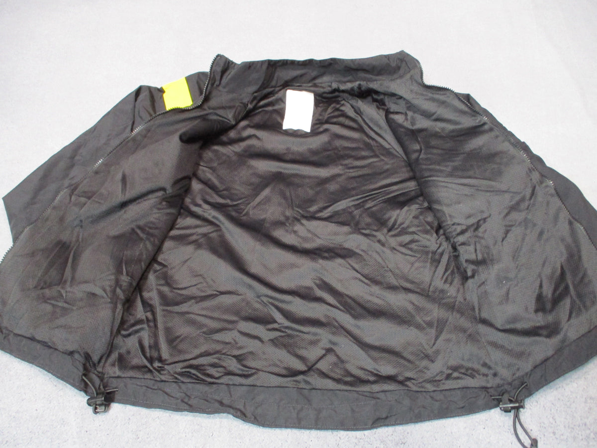 Women's US Army APFU PT jacket in black and yellow nylon, XS Short fitness uniform by Centex Military Gear