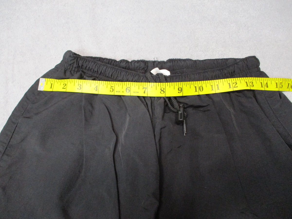 Women's medium-long black Skilcraft US Army APFU PT pants, nylon fitness uniform trousers