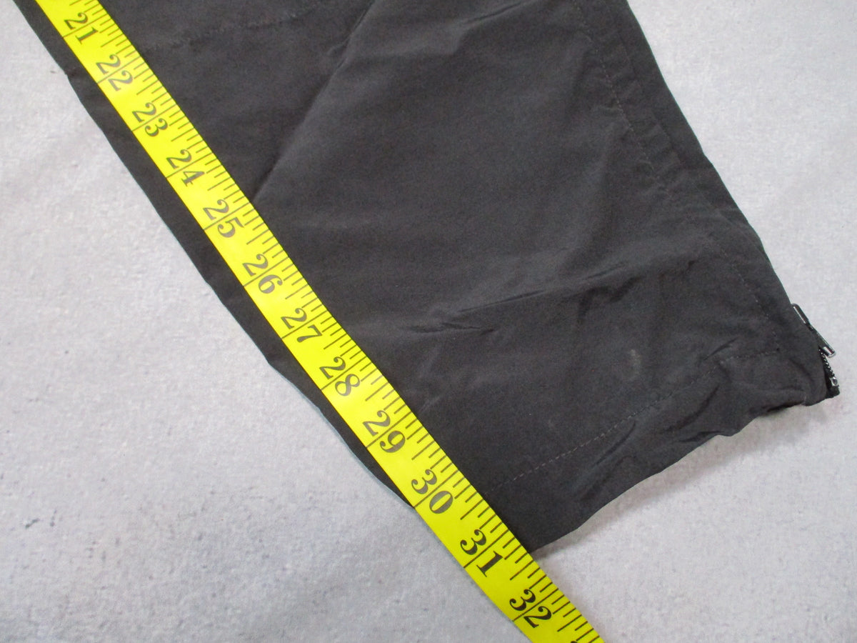 Women's black Skilcraft US Army APFU PT pants in medium long nylon fitness uniform style