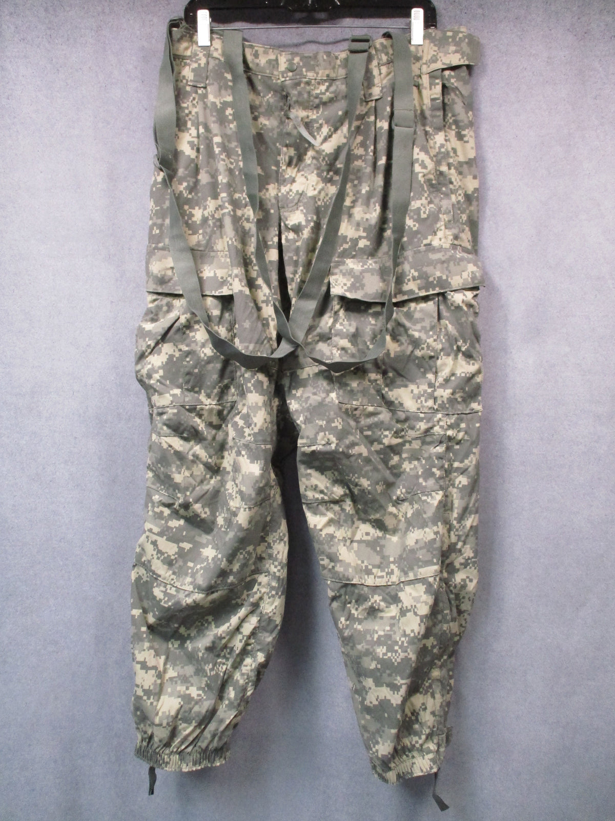 USGI Army ECWCS Gen III L5 soft shell trousers in UCP camouflage, medium regular, new with tags